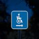 Handicap Symbol Aluminum Sign (EGR Reflective)