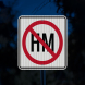 MUTCD Compliant Truck Route Aluminum Sign (HIP Reflective)