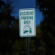 Parking Reserved Towing Aluminum Sign (HIP Reflective)