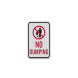 No Dumping Aluminum Sign (EGR Reflective)