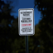 No Overnight Parking Aluminum Sign (EGR Reflective)
