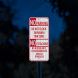 Bilingual Restricted Parking Aluminum Sign (EGR Reflective)
