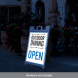 Outdoor Dining Open Corflute Sign (Reflective)