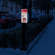 No Parking Do Not Block Driveway Aluminum Sign (HIP Reflective)