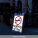 No Smoking No Fumar Corflute Sign (Reflective)
