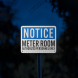 OSHA Notice Meter Room Aluminum Sign (EGR Reflective)
