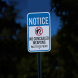 No Concealed Weapons Aluminum Sign (Diamond Reflective)