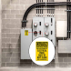 OSHA Caution Electrical Panel Decal (Non Reflective)