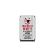 Pacemaker Warning Do Not Proceed Aluminum Sign (HIP Reflective)