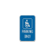 International Symbol Of Accessibility Aluminum Sign (EGR Reflective)