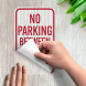 No Parking Between Signs Decal (EGR Reflective)