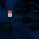 Private Drive Property Under Video Surveillance Aluminum Sign (HIP Reflective)