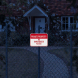 No Trespassing No Unauthorized Access Aluminum Sign (EGR Reflective)