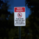 Private Property Please Do Not Dump Your Trash Aluminum Sign (Diamond Reflective)