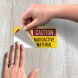 Caution Radiation Decal (Non Reflective)