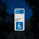 Reserved Parking Permit Display Required Aluminum Sign (EGR Reflective)