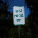 Reserved Guest Parking Aluminum Sign (HIP Reflective)
