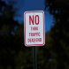 No Thru Traffic Dead End Aluminum Sign (Diamond Reflective)