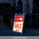Sale Sale Today Corflute Sign (Reflective)