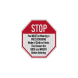 Face Mask Safety Stop Aluminum Sign (HIP Reflective)