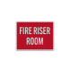 Fire Riser Decal (EGR Reflective)