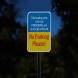 Drop Off & Pick Up School Zone Aluminum Sign (HIP Reflective)