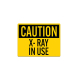 OSHA Caution X Ray Decal (Non Reflective)