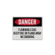 OSHA Danger Flammable Gas Decal (EGR Reflective)