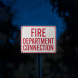 Fire Department Connection Aluminum Sign (EGR Reflective)
