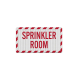 Fire Sprinkler Room Decal (EGR Reflective)