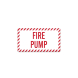 Fire Pump Room Decal (Non Reflective)