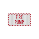 Fire Pump Room Aluminum Sign (EGR Reflective)