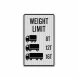 Custom Weight Limit Aluminum Sign (EGR Reflective)