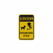 Slow Down Kids & Dogs At Play Aluminum Sign (EGR Reflective)