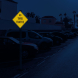 No Thru Traffic Private Road Aluminum Sign (EGR Reflective)