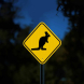 Kangaroo Road Aluminum Sign (HIP Reflective)