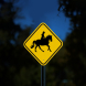 Horse Traffic Aluminum Sign (EGR Reflective)