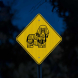 Guard Dog Aluminum Sign (HIP Reflective)