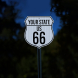 Custom State Route Marker Shield Aluminum Sign (EGR Reflective)