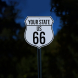 Custom State Route Marker Shield Aluminum Sign (Diamond Reflective)