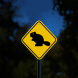 Crossing Beaver Crossing Aluminum Sign (EGR Reflective)