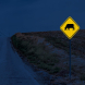 Cattle Traffic Aluminum Sign (HIP Reflective)