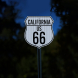 California Route Marker Shield Aluminum Sign (HIP Reflective)