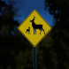 Animal Crossing Road Aluminum Sign (EGR Reflective)