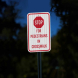 Traffic Control Stop For Pedestrians Aluminum Sign (HIP Reflective)
