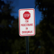 Traffic Control Stop For Pedestrians Aluminum Sign (Diamond Reflective)