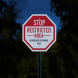 Stop Restricted Area Aluminum Sign (EGR Reflective)
