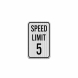 Speed Regulation Aluminum Sign (EGR Reflective)