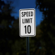 Speed Reduction Aluminum Sign (EGR Reflective)