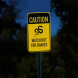 Caution Watch Out For Snakes Aluminum Sign (EGR Reflective)